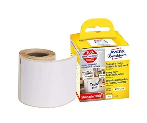 „Avery Zweckform ZF HEAVY TYTY“ ETIKETĖS ANT RITINIO 59X102 MM 50 ETIKETĖS