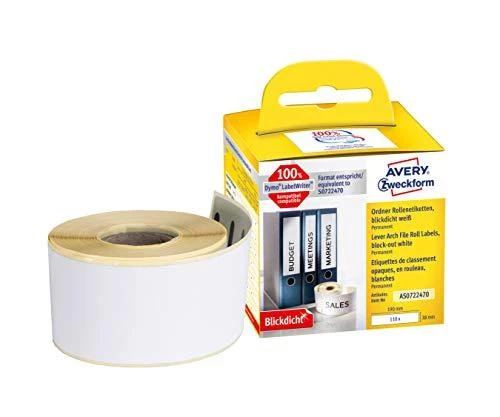 Avery Zweckform ETYK.ZF UNIWERSAL.NA ROLI 190X38 110 ETY – AS0722470