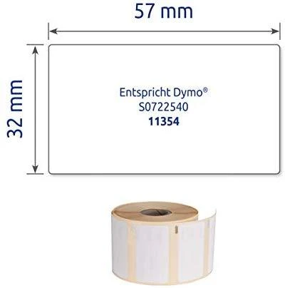 Avery Zweckform ETYK.ZF UNIWERSAL.NA ROLI 57X32 1000 ETY – AS0722540