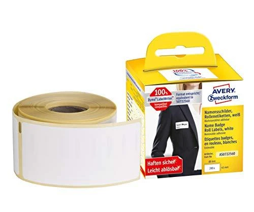 Avery Zweckform ZF ETIKETĖS PAVADINIMO ID RITINĖJE 41X89 MM