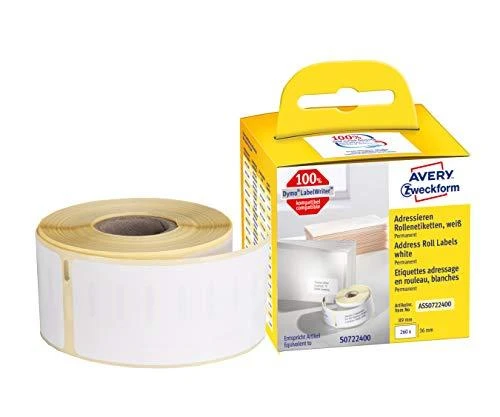Avery Zweckform ETYK.ZF UNIWERSAL.NA ROLI 89X36 260 ETYK - ASS0722400