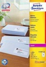 Avery Zweckform LABELZF 7160 63.5X38.1 100 LAPŲ / 2100 ETIKETĖ - 7160-100