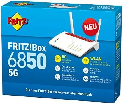 AVM Fritz!Box 6850 5G maršrutizatorius
