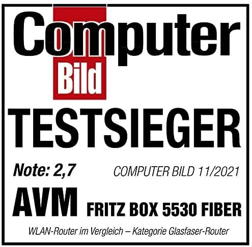 AVM Fritz! Box 5530 Fiber WLAN Maršrutizatorius VoIP - Maršrutizatorius - Wifi-6