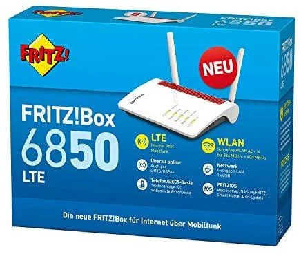 AVM Fritz! Box 6850 LTE – Maršrutizatorius – WLAN