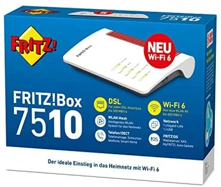 Šakotuvas AVM FRITZ!Box 7510