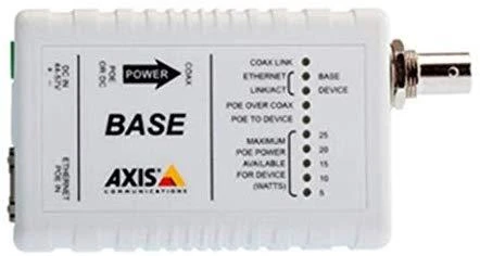 „Axis T8640 POE+“ per koaksialinį adapterį (5026-401)