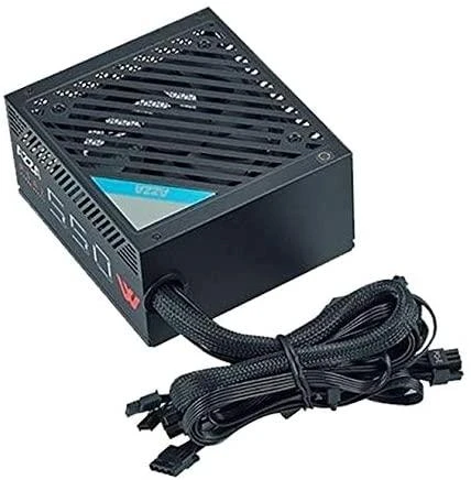 AZZA PSU 550W ATX 80+ bronzos sertifikatas, tylus 120 mm ventiliatorius, 1 x 20+4 kontaktų, 1 x 4+4 kontaktų 12V, 1 x 4 kontaktų diskelis, 2 x 4 kontaktų Molex, 5 x Sata, 2 x 6+2 kontaktų PCI-5, WPS