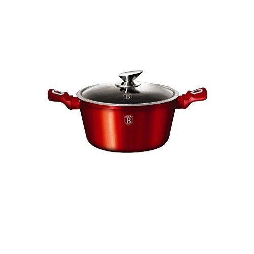 Berlinger Haus Granito puodas 4,1L 24cm Burgundy BerlingerHaus (BH-1257N)