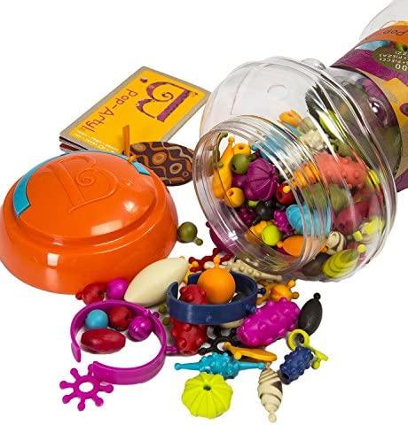 B.TOYS: papuošalų gamybos rinkinys 300 vnt. Pop meno papuošalai 4+ 1254