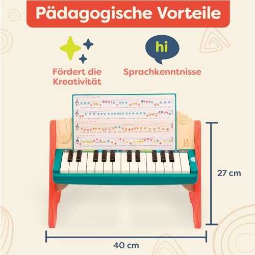 B-Toys Mini Maestro medinis pianinas