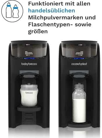 Pieno mišinio ruošimo aparatas Baby Brezza Formula Pro Advanced, Juodos spalvos