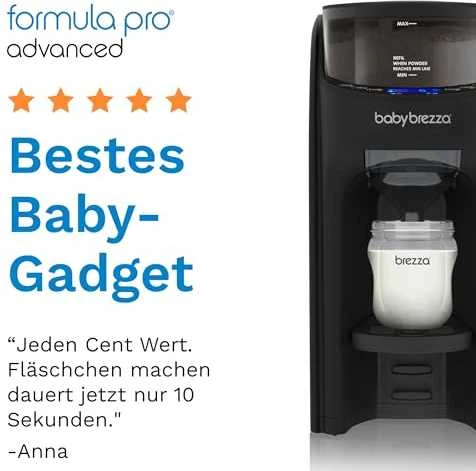 Pieno mišinio ruošimo aparatas Baby Brezza Formula Pro Advanced, Juodos spalvos