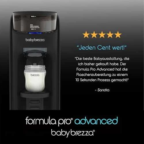 Pieno mišinio ruošimo aparatas Baby Brezza Formula Pro Advanced, Juodos spalvos