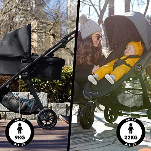 Vežimėlis Baby Jogger City Mini GT 2, Juodas