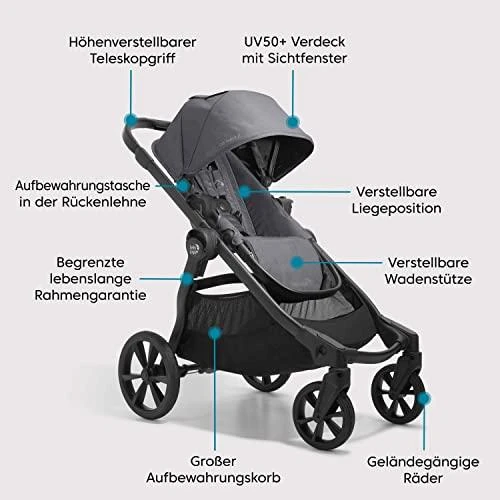 Baby Jogger BBJ Vežimėlis CITY SELECT 2 RADIANT SLATE W