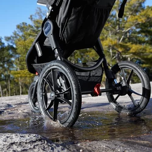 Vežimėlis Baby Jogger Summit X3, juodas (Midnight Juodas)
