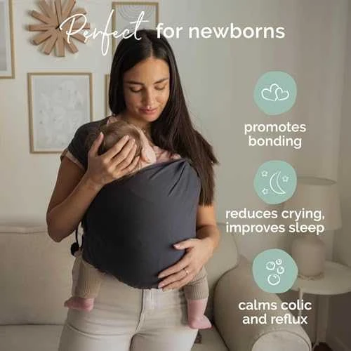 Kūdikio nešioklė Boba Bliss, juodos spalvos