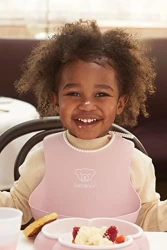 BABYBJORN minkšti seilinukai 2vnt. Pudra Žalias / Powder Rožinė