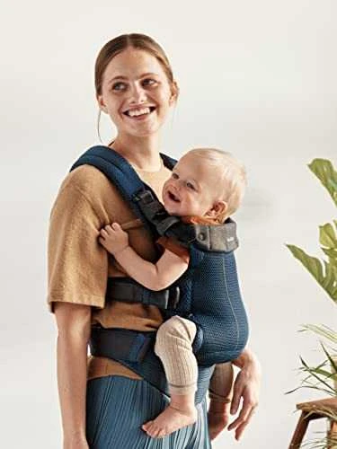 BABYBJORN nešioklė HARMONY 3D Mesh, navy mėlynas, 088008