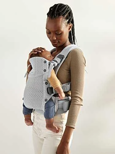 BABYBJORN nešioklė HARMONY 3D Mesh, sidabrinė, 088004