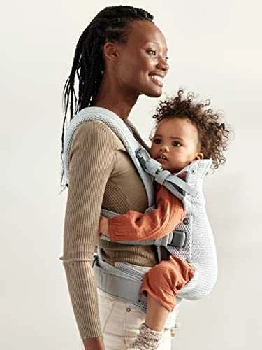 BABYBJORN nešioklė HARMONY 3D Mesh, sidabrinė, 088004