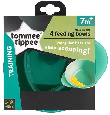 TOMMEE TIPPEE dubenėliai EASY SCOOP, 4 vnt., 44671493