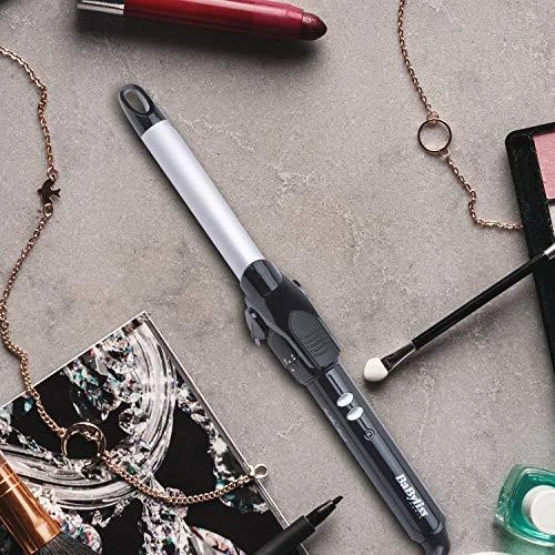 BABYLISS Plaukai Suktukas C319E Statinės skersmuo 19 mm, Temperatūra (min) 150 °C, Temperatūra (maks.) 180 °C, Šildymo lygių skaičius 10, Ekranas Nr, Juodas
