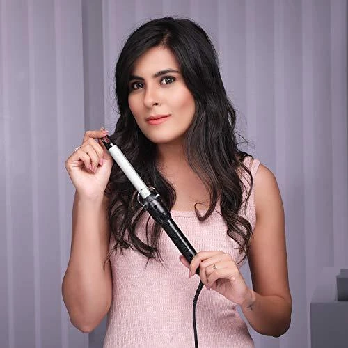 BABYLISS Plaukai Suktukas C319E Statinės skersmuo 19 mm, Temperatūra (min) 150 °C, Temperatūra (maks.) 180 °C, Šildymo lygių skaičius 10, Ekranas Nr, Juodas