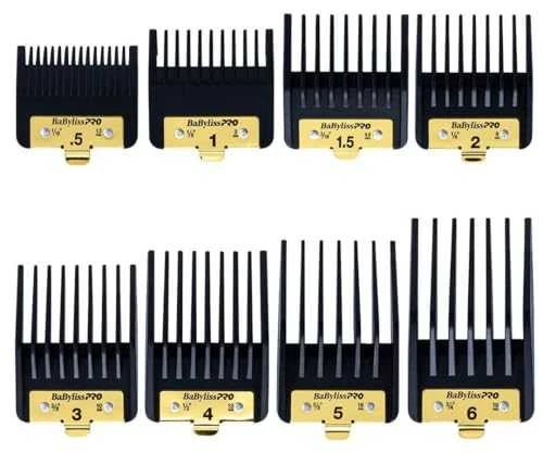 Papildomų šukų rinkinys BaByliss PRO Premium Clipper Guards X 8, FXPCGE