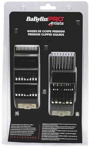 Papildomų šukų rinkinys BaByliss PRO Premium Clipper Guards X 8, FXPCGE