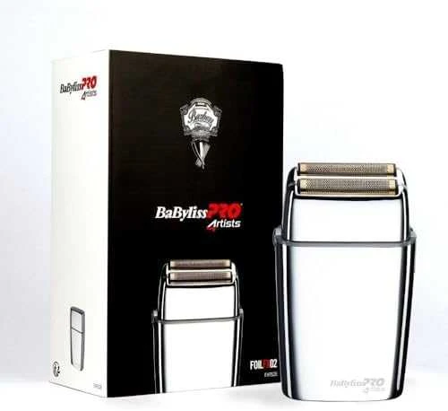 Barzdaskutė Mobili įkraunama plaukų skutimo mašinėlė BaByliss PRO Double Foil Metal Shaver FXFS2E