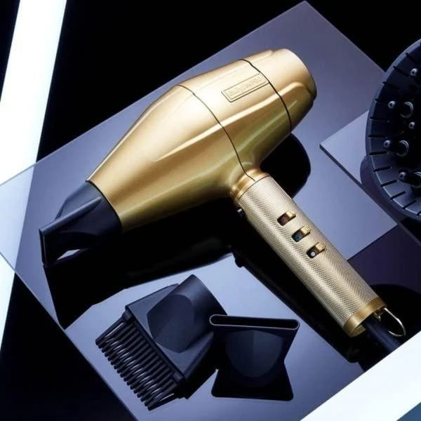 Profesionalus plaukų džiovintuvas BaByliss Pro 4 Artists Gold FX Digital Dryer FXBDG1E, 2200 W, aukso spalvos