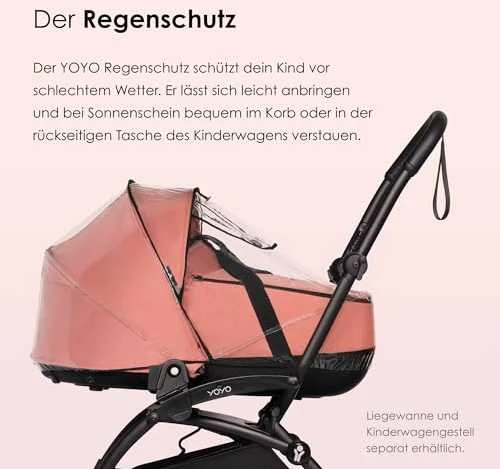 BabyZen Yoyo 2 Bassinet Raincover - uždangalas nuo lietaus Yoyo 2 lopšiui | Baneris