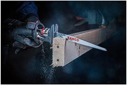Bahco Tiesinio pjūklo geležtės Sandflex Bi-Metal 228mm*1,3mm SL 6TPI, Medienai ir metalui 5vnt