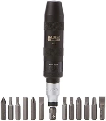 Bahco Smūginio atsuktuvo 5/16" kmpl 15 vnt PH,SL,HEX