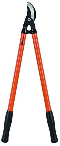 Bahco TRADITION serijos profesionalios šakų žirklės prasilenkiančiais ašmenimis. Guminiai amortizatoriai.L 450 mm. Kerpa iki 40 mm šakas. Yra keičiamų dalių