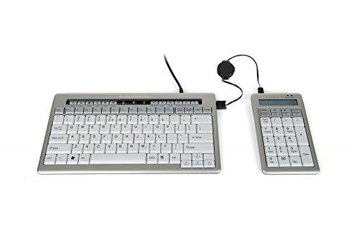 Bakker Elkhuizen Carruzzo BakkerElkhuizen S-board 840 Numeric skaičių klaviatūra PC USB Šviesiai Žalia, Balta