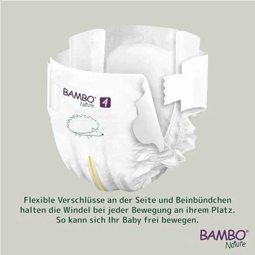 Sauskelnės Abena Bambo Nature, 4 dydžio, 7–14 kg, 48 vnt.