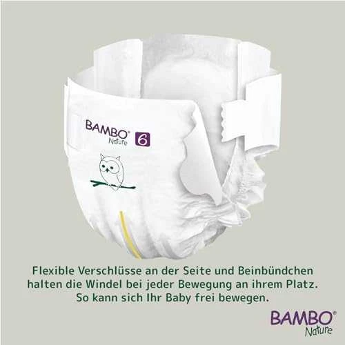 Sauskelnės Abena Bambo Nature, 6 dydžio, 16+ kg, 40 vnt.