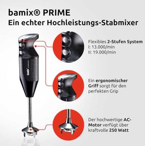 Plakiklis Bamix PRIME Nero