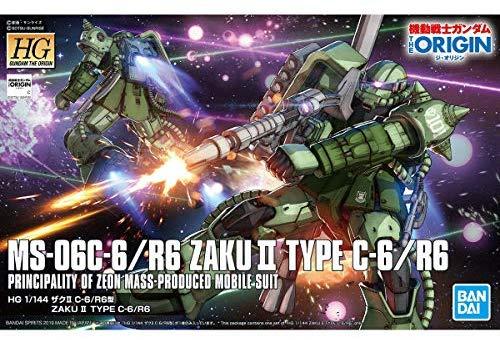 Bandai GUNDAM – modelio rinkinys – HG 1/144 – Zaku II Type C-6/R6