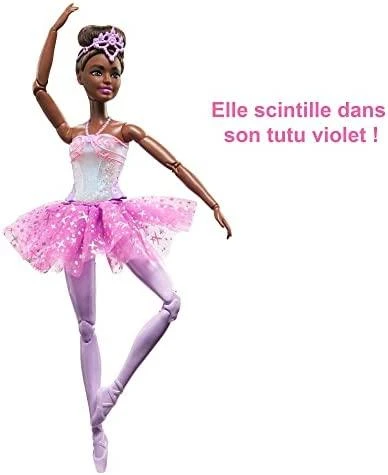 Mattel HLC26 Barbie Ballerina Doll Magic Lights Brunette | Mattel