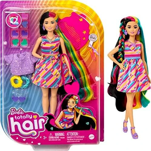 Barbie Totaly Hair lėlė azijietė