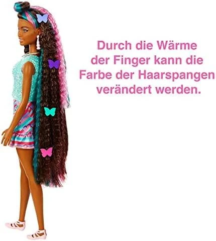 Barbie Totaly Hair lėlė juodais plaukais