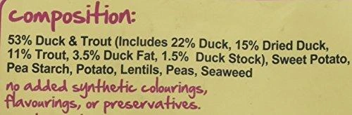 Barking Heads Tiny Paws Quackers Grain Free sausas maistas mažų veislių šunims 1,5kg