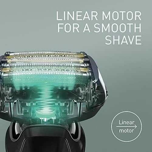 Barzdaskutė Panasonic | Skustuvas | ES-LS6A-K803 | Veikimo laikas (maks.) 50 min | Drėgnas ir sausas | Ličio jonai | Juodas