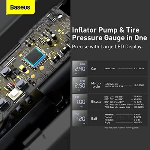 Automobilinis oro kompresorius Baseus Super Mini Inflator Pump CRCQ000001