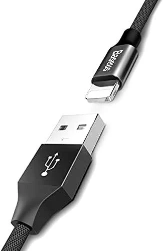 USB kabelis Baseus Yiven USB į Apple Lightning 1.8m juodas CALYW-A01