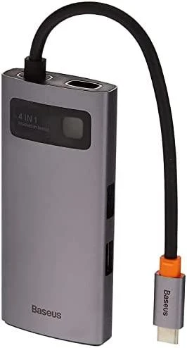 Jungčių stotelė / adapteris USB C kištukas - 4 rūšių jungtys Metal Gleam BASEUS